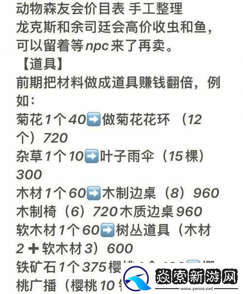 动物森友会水果贸易致富攻略