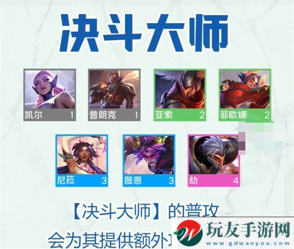 云顶之弈s8决斗大师羁绊是什么效果
