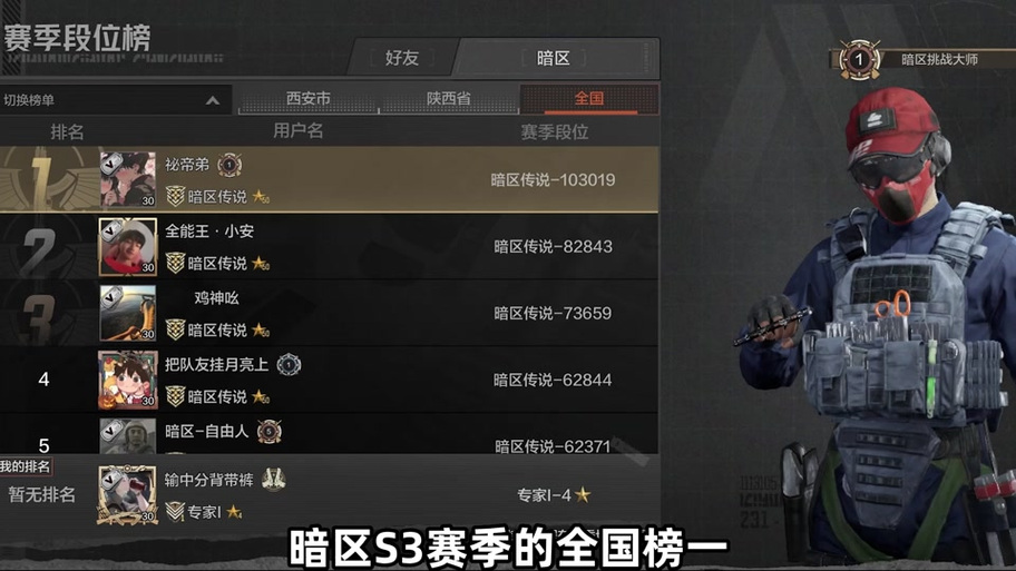 暗区突围排行榜:哪些独领风骚?