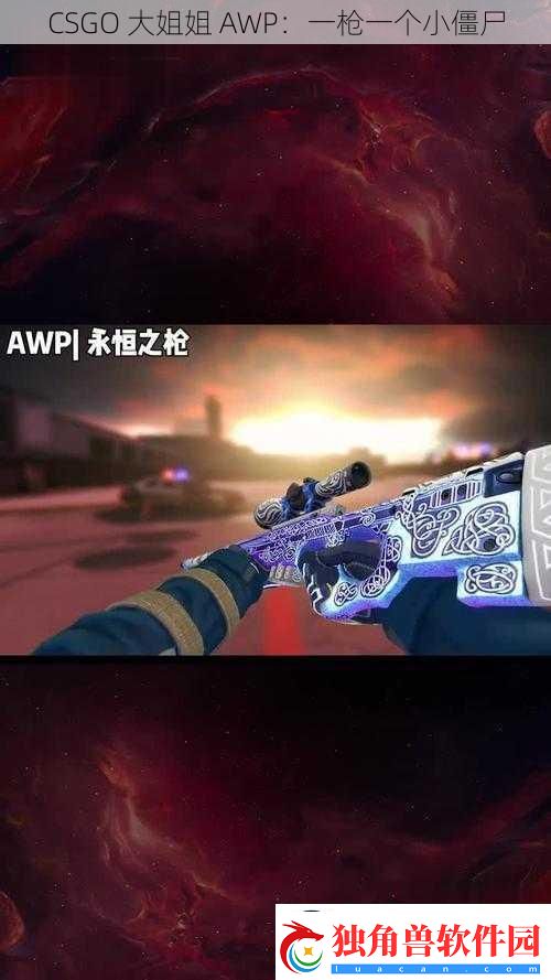 CSGO大姐姐AWP：一枪一个小僵尸