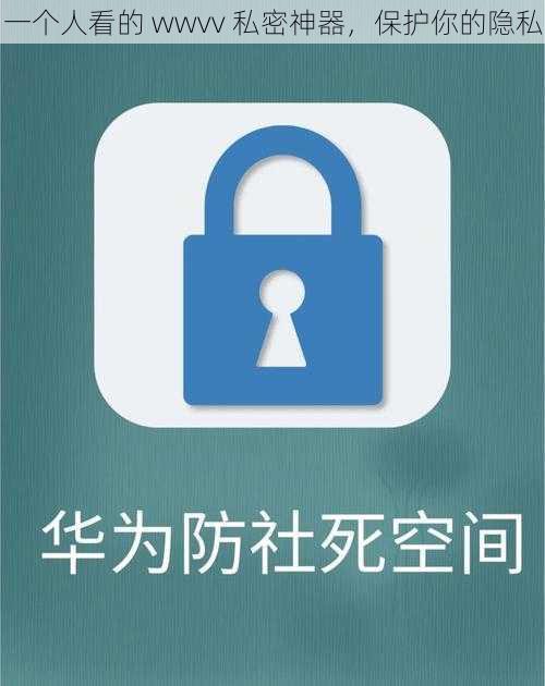 一个人看的 wwvv 私密神器,保护你的隐私