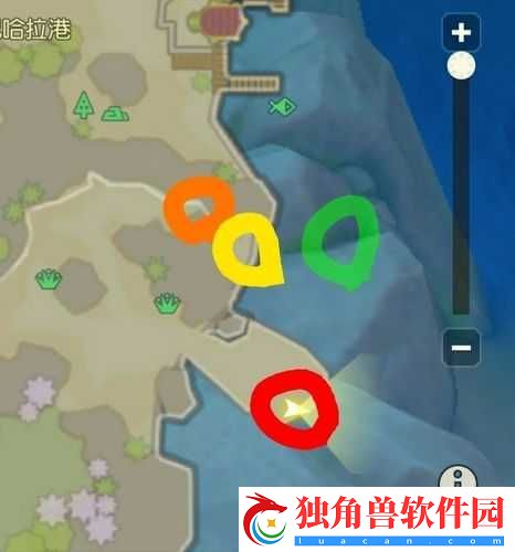海岛纪元亮晶晶坐标位置览