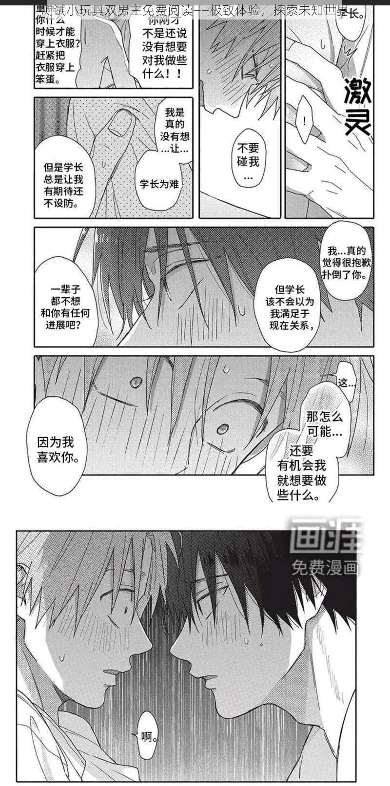 测试小玩具双男主免费阅读——极致体验,探索未知世界