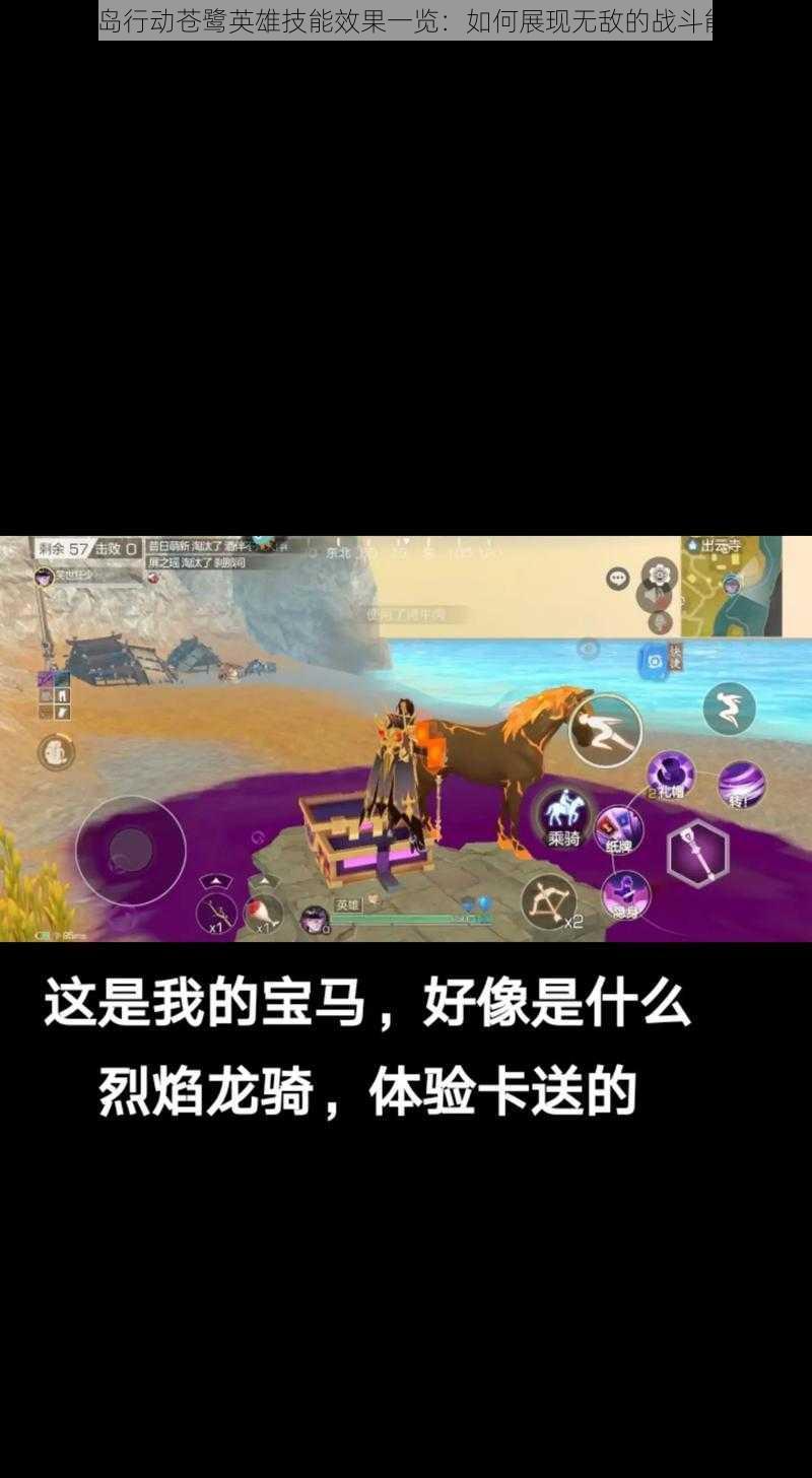 风云岛行动苍鹭英雄技能效果一览：如何展现无敌的战斗能力？