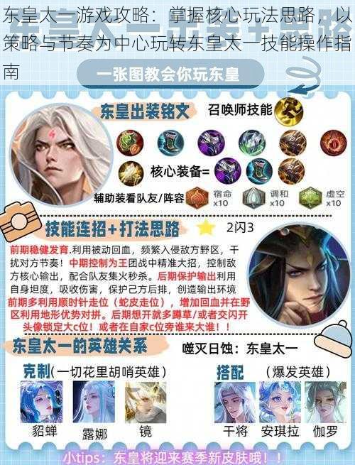 东皇太一游戏攻略:掌握核心玩法思路,以策略与节奏为中心玩转东皇太一技能操作指南