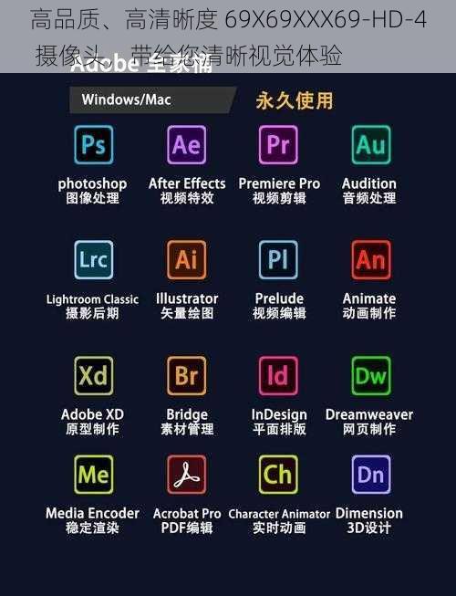 高品质、高清晰度 69Χ69ΧΧΧ69-HD-4 摄像头，带给您清晰视觉体验