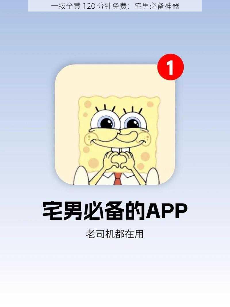 一级全黄 120 分钟免费：宅男必备神器