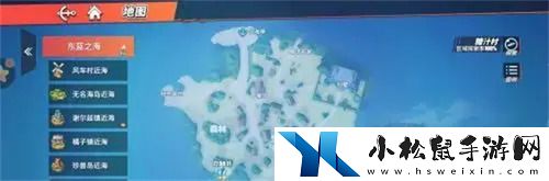 布满碎石的灰白海岸宝藏在哪