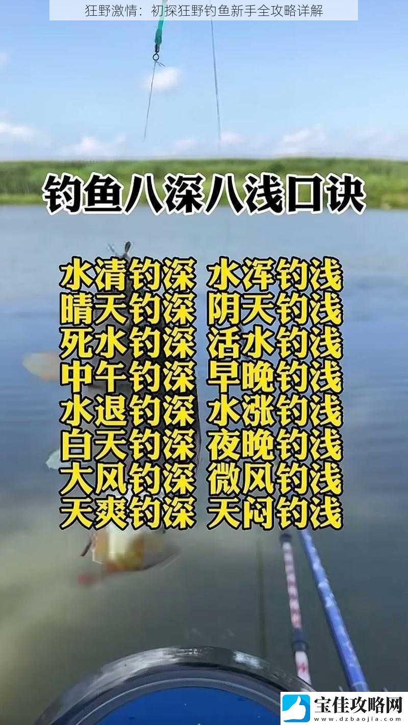狂野激情：初探狂野钓鱼新手全攻略详解