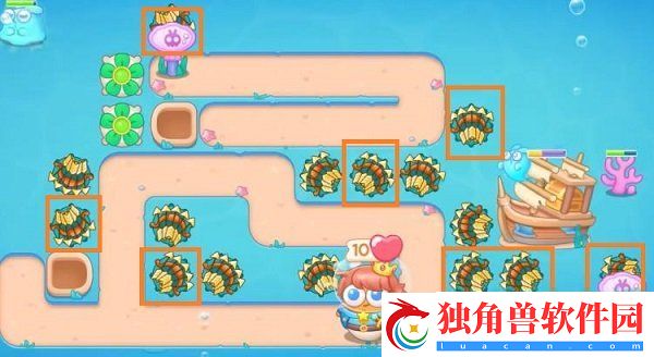 保卫萝卜4嗨钓度假岛第3关怎么过