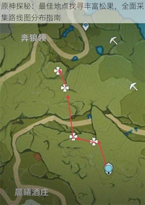 原神探秘:最佳地点找寻丰富松果,全面采集路线图分布指南