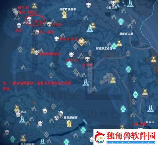 幻塔全图成就怪位置分享位置介绍全览