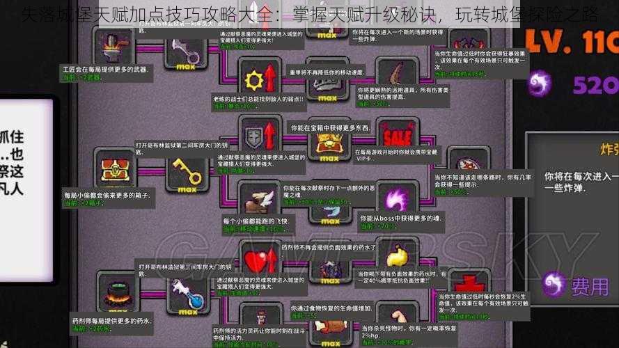 失落城堡天赋加点技巧攻略大全：掌握天赋升级秘诀，玩转城堡探险之路