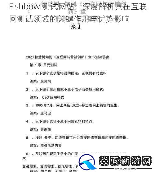 Fishbowl测试网站：深度解析其在互联网测试领域的关键作用与优势影响