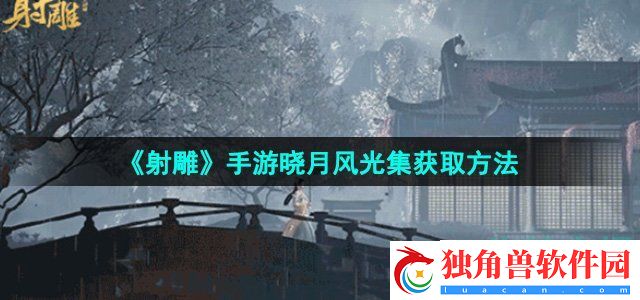 射雕手游晓月风光集怎么收集：分享高效的任务完成方法