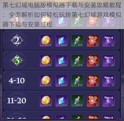 第七幻域电脑版模拟器下载与安装攻略教程：全面解析如何轻松玩转第七幻域游戏模拟器下载与安装过程