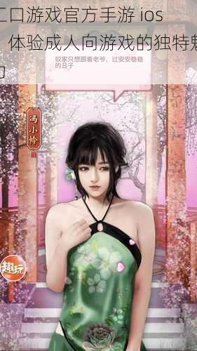 工口游戏官方手游 ios，体验成人向游戏的独特魅力