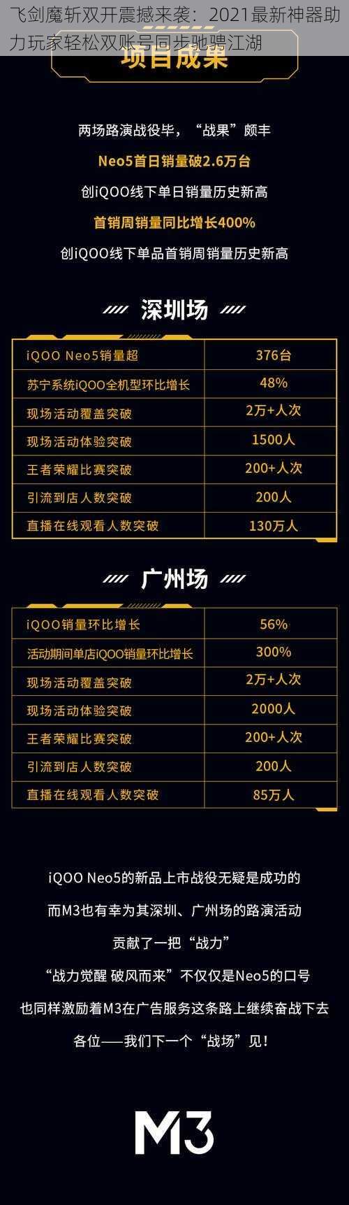 飞剑魔斩双开震撼来袭:2021最新神器助力玩家轻松双账号同步驰骋江湖