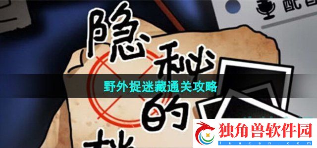 隐秘的档案野外捉迷藏怎么过