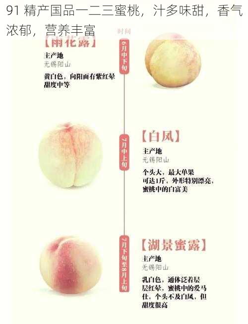 91 精产国品一二三蜜桃,汁多味甜,香气浓郁,营养丰富