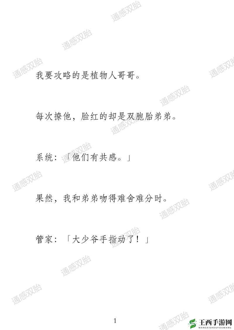 爆炒通感双胞胎:禁忌之爱