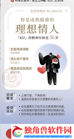 网易云音乐恋爱人格测试在哪