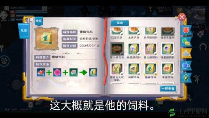 《游戏宝典：如何巧妙制作创造与魔法中的娃娃鱼饲料》