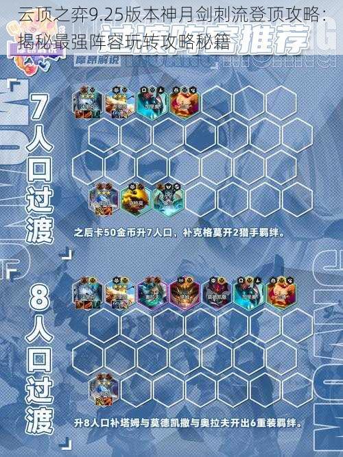 云顶之弈9.25版本神月剑刺流登顶攻略：揭秘最强阵容玩转攻略秘籍