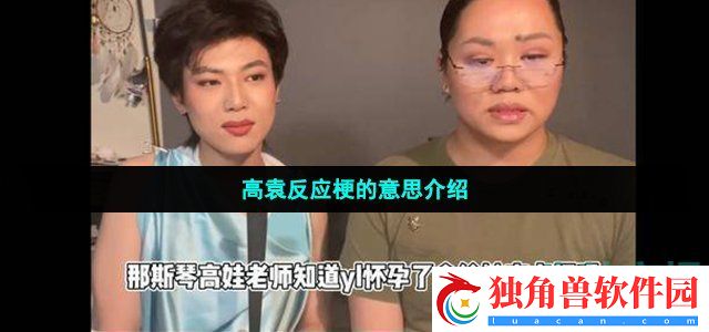 高袁反应什么梗-高袁反应梗的意思介绍