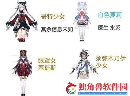 原神4.x枫丹新角色有哪些