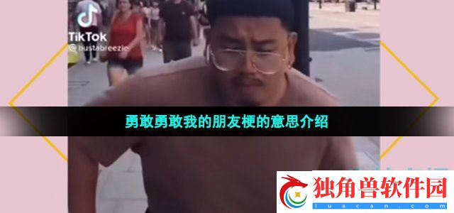 勇敢勇敢我的朋友是什么梗-勇敢勇敢我的朋友梗的意思介绍