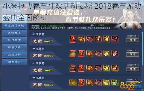 小米枪战春节狂欢活动揭秘 2018春节游戏盛典全面解析
