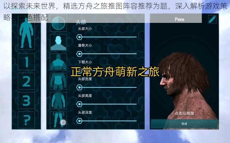 以探索未来世界,精选方舟之旅推图阵容推荐为题,深入解析游戏策略与角色搭配