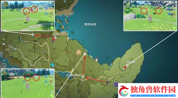 原神蒲公英籽位置分享