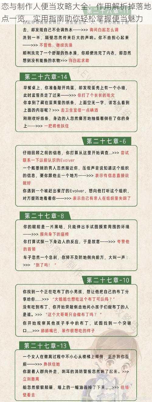 恋与制作人便当攻略大全:作用解析掉落地点一览,实用指南助你轻松掌握便当魅力