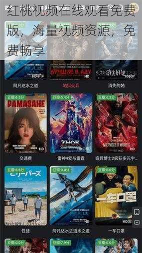 红桃视频在线观看免费版，海量视频资源，免费畅享
