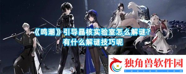 鸣潮引导晶核实验室需要完成几个解谜怎么做呢