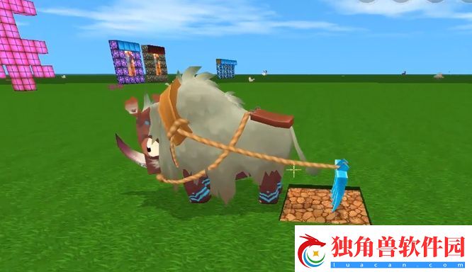 迷你世界牛耕地方法