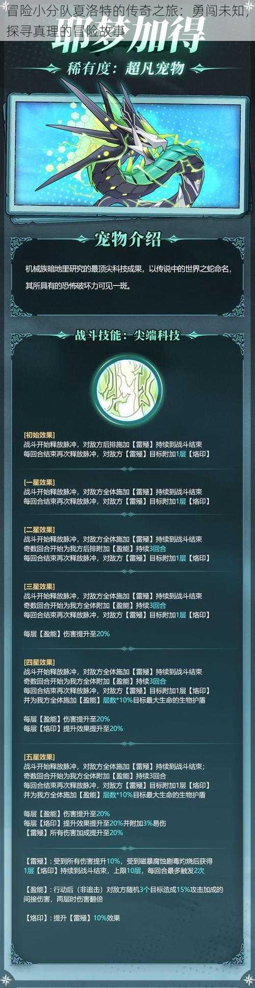 冒险小分队夏洛特的传奇之旅:勇闯未知,探寻真理的冒险故事