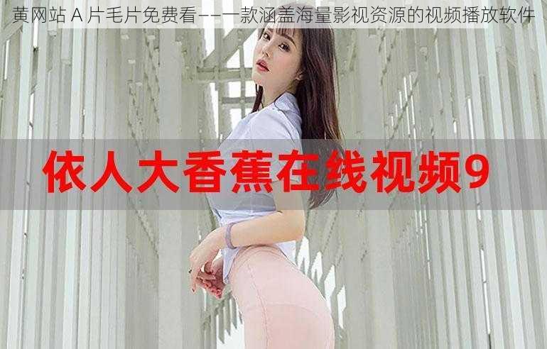 黄网站 A 片毛片免费看——一款涵盖海量影视资源的视频播放软件