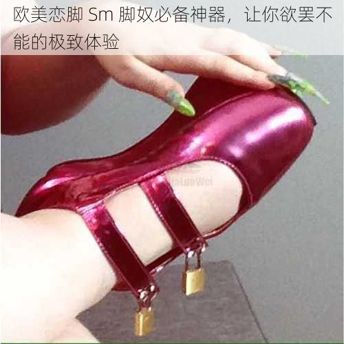 欧美恋脚 Sm 脚奴必备神器，让你欲罢不能的极致体验