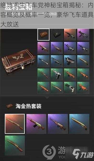 绝地求生飞车党神秘宝箱揭秘：内容概览及概率一览，豪华飞车道具大放送