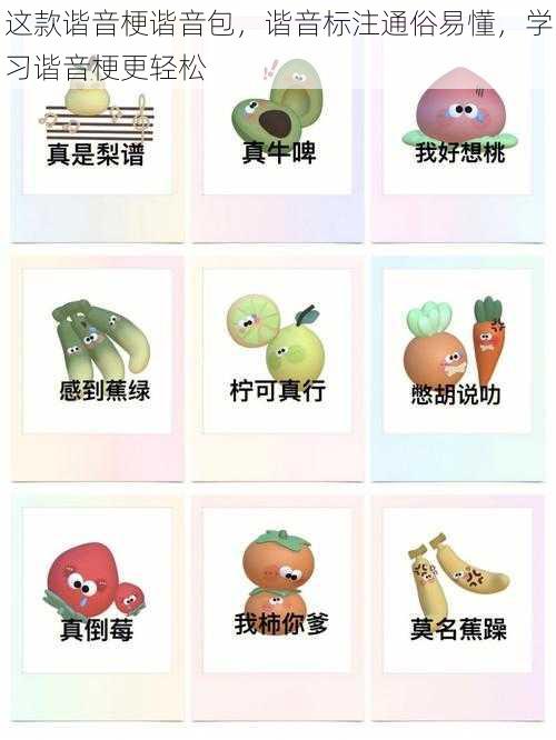 这款谐音梗谐音包,谐音标注通俗易懂,学习谐音梗更轻松